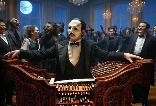 Free Vampire Ball illustration and picture