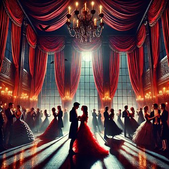 Free Vampire Ball illustration and picture