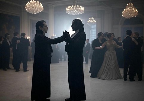 Free Vampire Ball illustration and picture