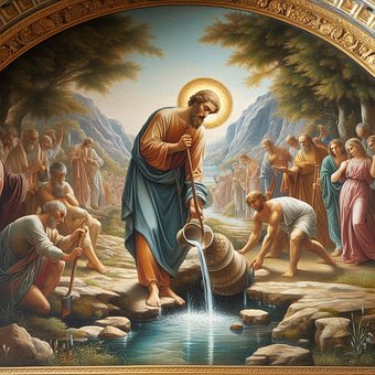 Free Salvation Water illustration and picture