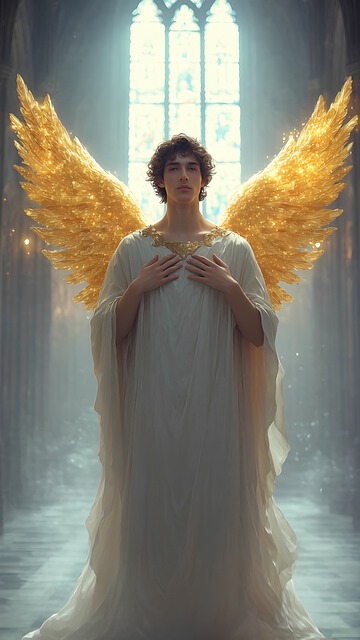 Free angel statue sculpture illustration