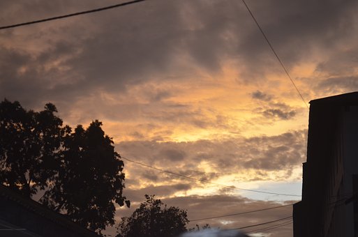 Free Sunset Mountains photo and picture
