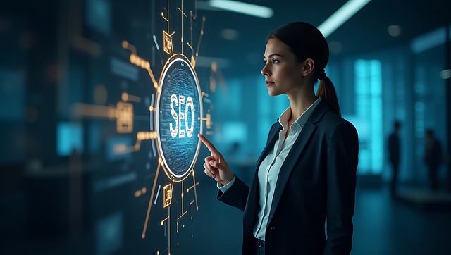 Free Businesswoman Futuristic Technology illustration and picture