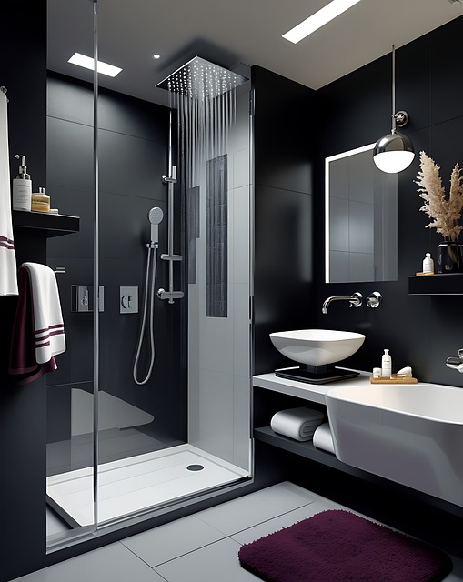 Free Modern Bathroom Sleek Bathroom illustration and picture