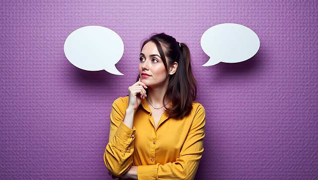 Free Thinking Woman Decision Making illustration and picture