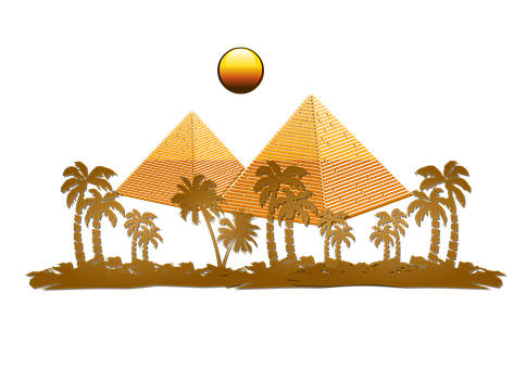 Free Pyramids Archaeology illustration and picture