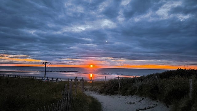 Free Sunset Sea photo and picture
