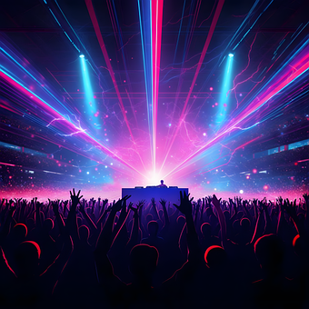Edm, Show, Música Eletrônica, Dj
