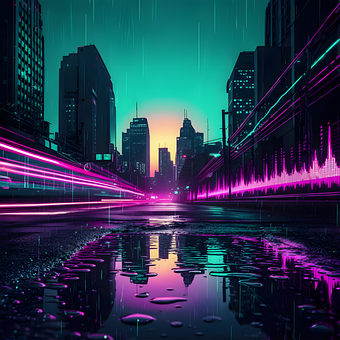 Onda Retrô, Synthwave, Noite Urbana
