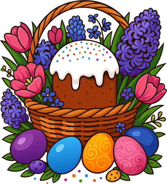 Free ai generated flower wallpaper easter illustration