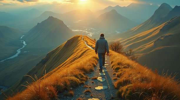 Free Walking Man illustration and picture