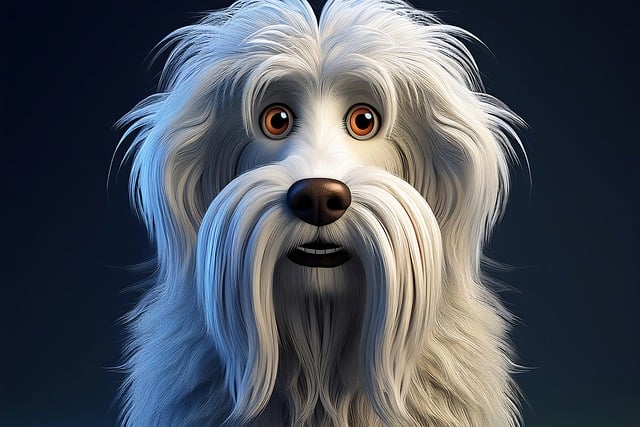 Free dog white animal illustration