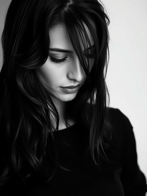 Free Woman Portrait illustration and picture