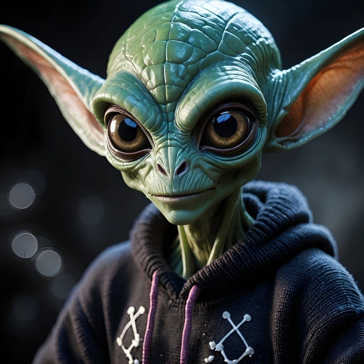 Download Alien, Hoodie, Portrait. Royalty-Free Stock Illustration Image ...