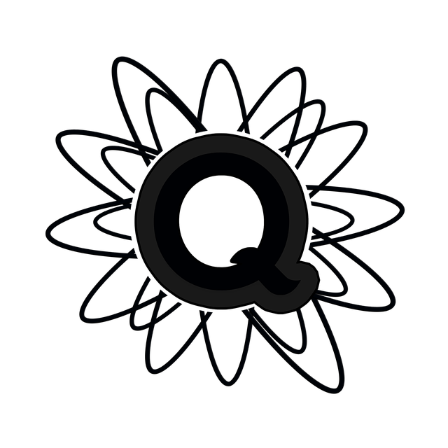 Free atom physics icon illustration