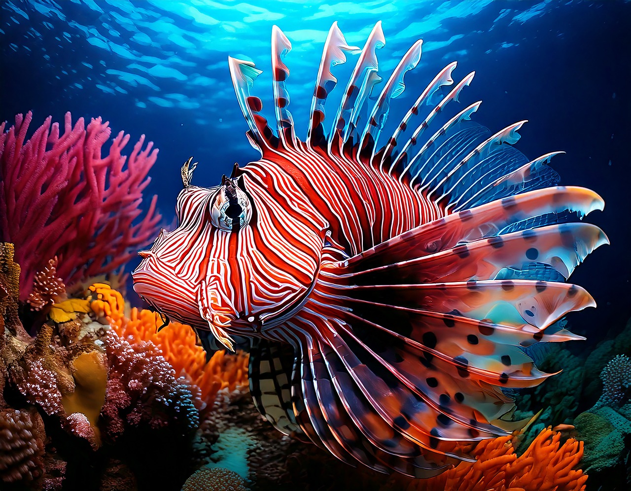 Rotfeuerfisch Unterwasser Exotisch - Kostenloses Bild auf Pixabay