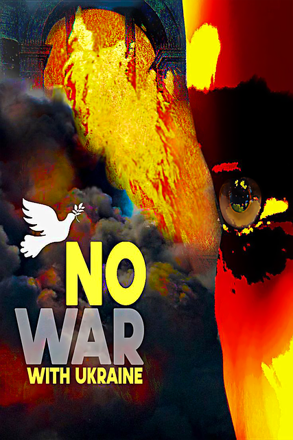 Promover, Paz, Não, Guerra, Com, Ucrânia