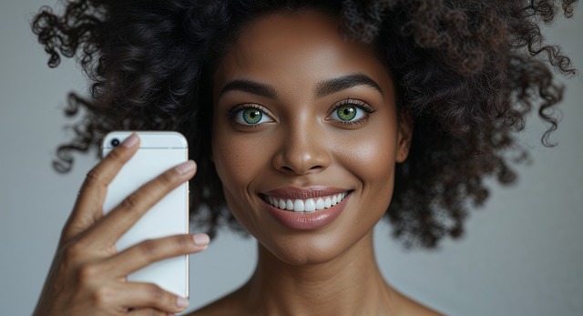 Free ai generated woman selfie illustration