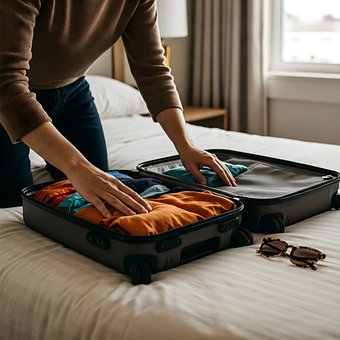 Free Ai Generated Suitcase illustration and picture