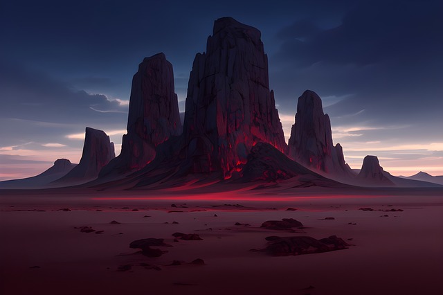 Free ai generated desert sand illustration