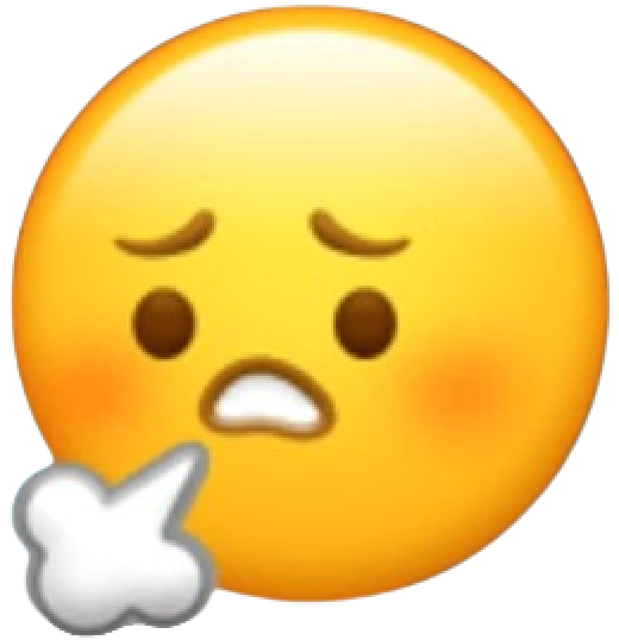 Povzdech, Tvář, Emoji, Žlutá, Výraz