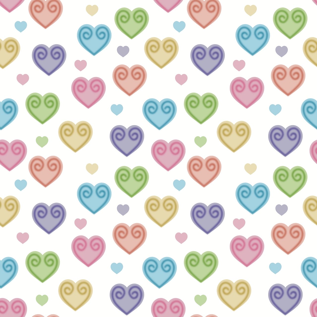 Download Hearts, Colors, Pattern. Royalty-Free Stock Illustration Image ...