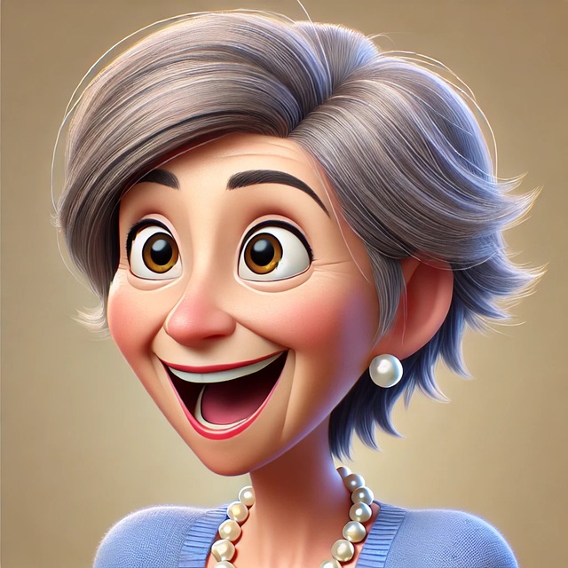 Free Happy Grandmother illustration and picture