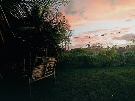 Free Sunset Farm photo and picture