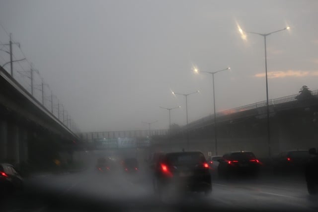 Free Highway Rain photo and picture