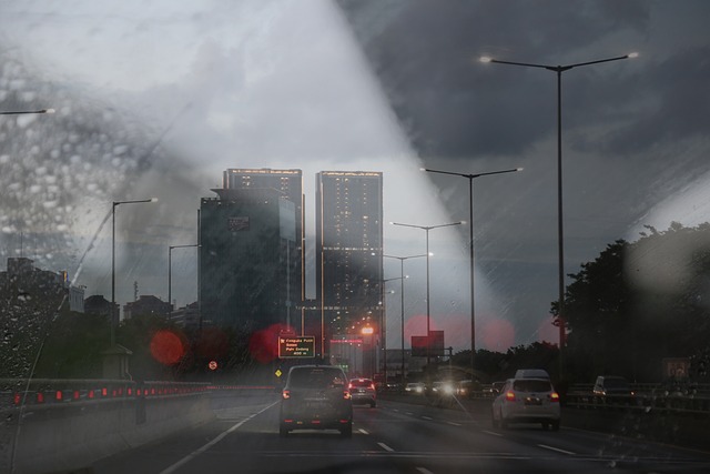 Free Highway Rain photo and picture
