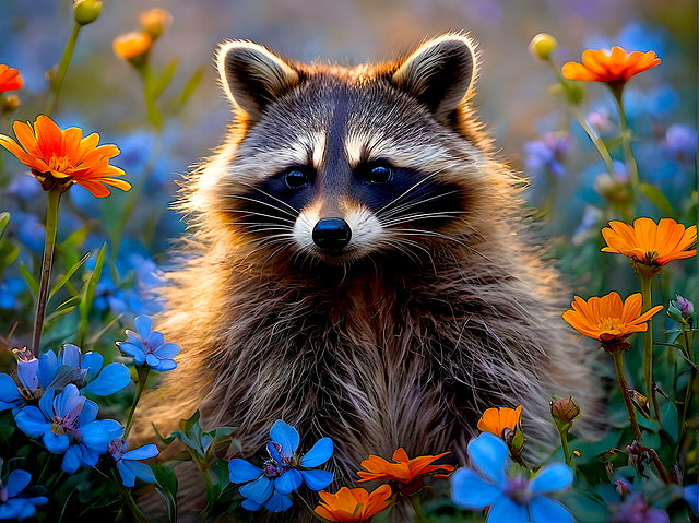 Download Ai Generated, Raccoon, Wild. Royalty-Free Stock Illustration ...