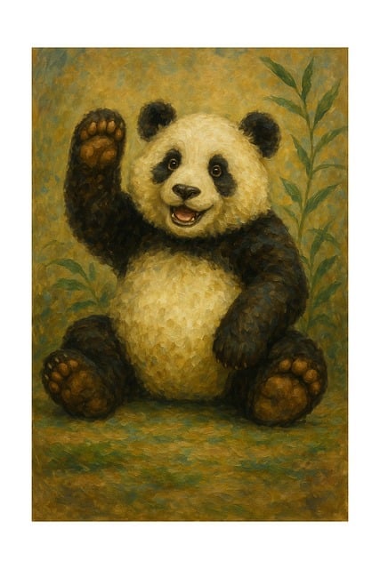Free Ai Generated Panda vector and picture