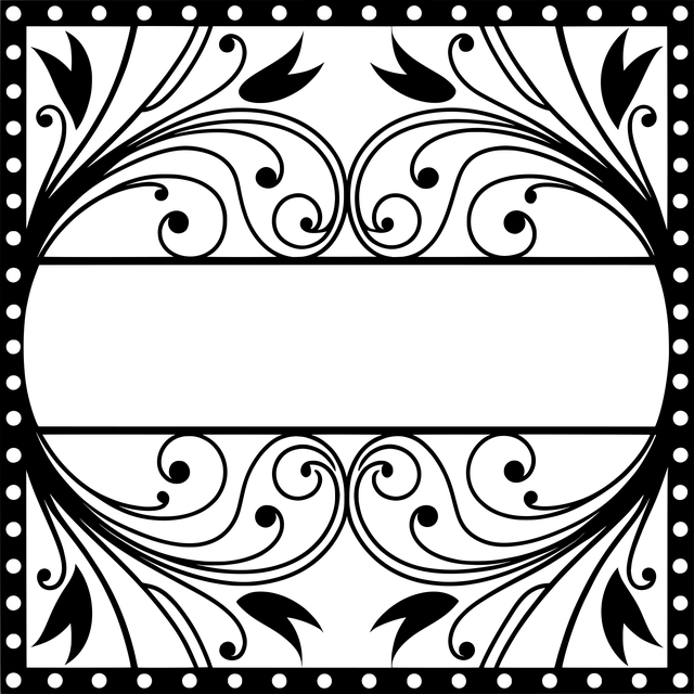Ramme, Grænse, Blomstre, Pynte, Filigran