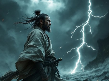 Free Ai Generated Samurai illustration and picture