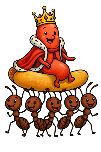 Free sushi comic hot dog illustration