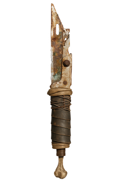 Download free HD stock image of Scrap Knife Rusty Blade Free scrap knife rusty blade fantasy weapon illustration