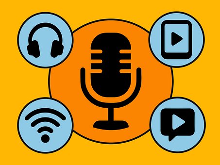 Free Podcast Streaming vector and picture