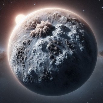 Free Exoplanet Volcano illustration and picture