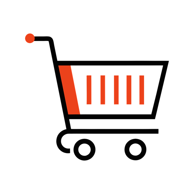 Free shopping cart retail shopping basket vector