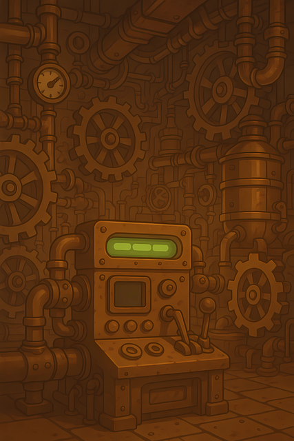 Ai Generiert, Steampunk, Spiel, Szenario
