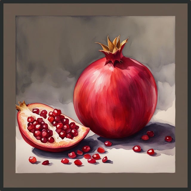 Free Pomegranate Fruit illustration and picture