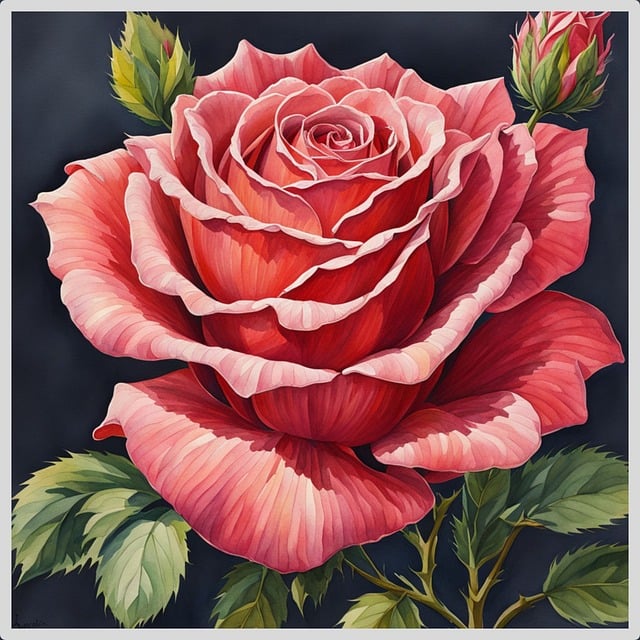 Free Rose Bloom illustration and picture