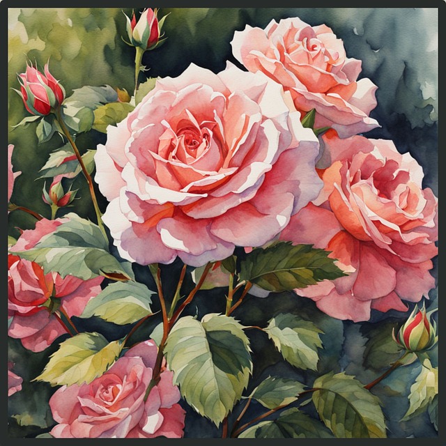Free Rose Bloom illustration and picture