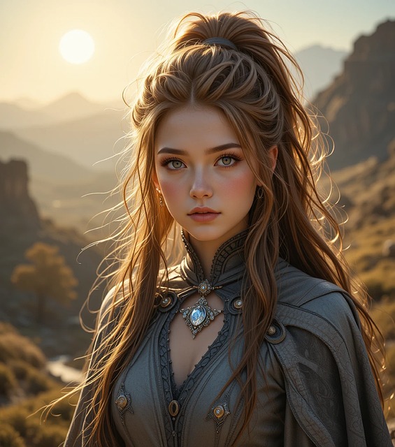 Free Girl Beautiful illustration and picture