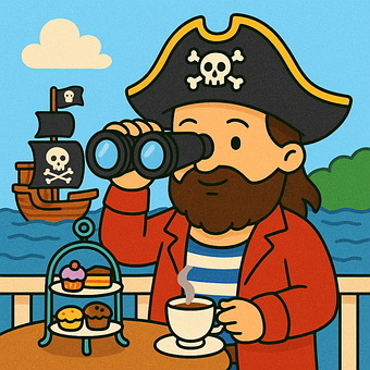 Free Ai Generated Pirate illustration and picture