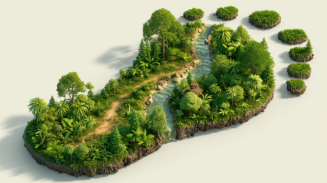 Free ai generated eco-friendly footprint illustration