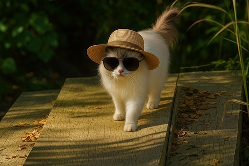 Free Ai Generated Cat illustration and picture