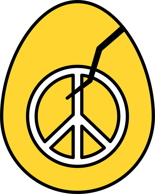 Free easter peace broken illustration