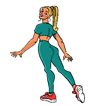 Meisjesfitness, Yoga, Tekening, Houding