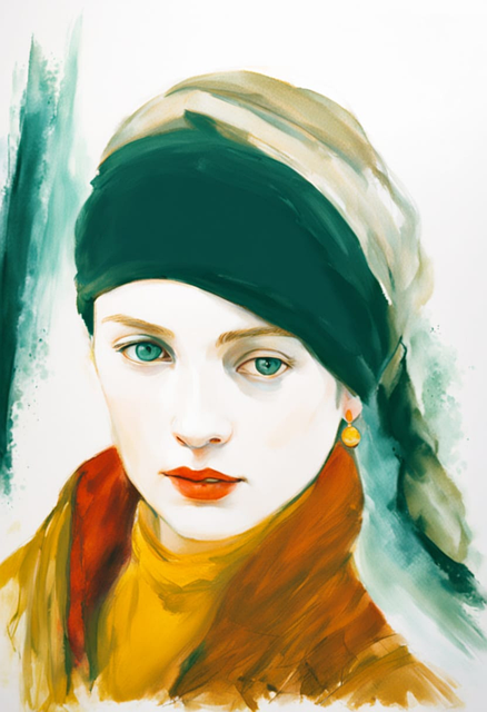 Free Portrait Woman illustration and picture
